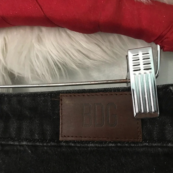 BDG Straight high Waisted straight Jeans Black washed - Picture 3 of 12